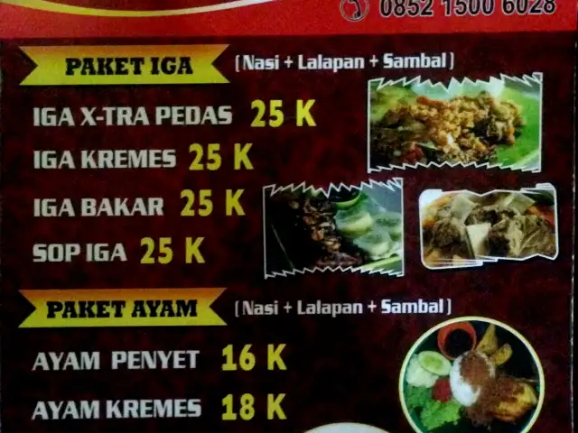 Gambar Makanan Iga Bakar Penyet Baba Dier 2