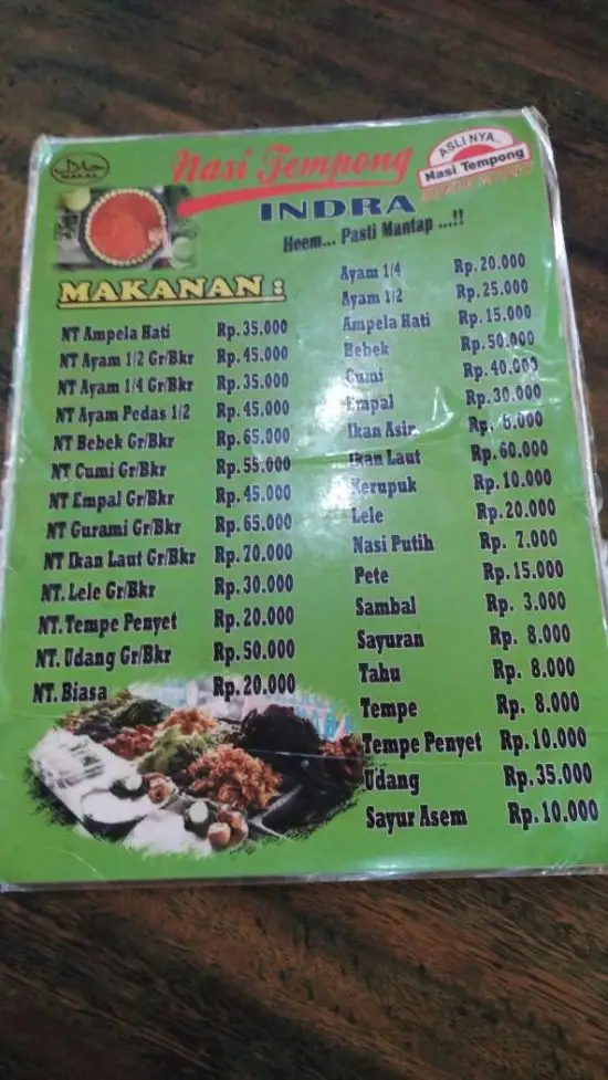 Gambar Makanan Nasi Tempong Indra 18