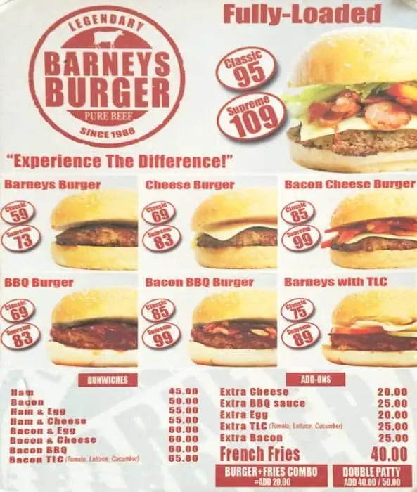 Barneys Burger Food Photo 1