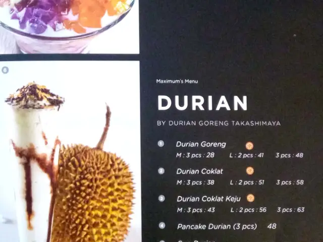 Durian Goreng Takashimaya