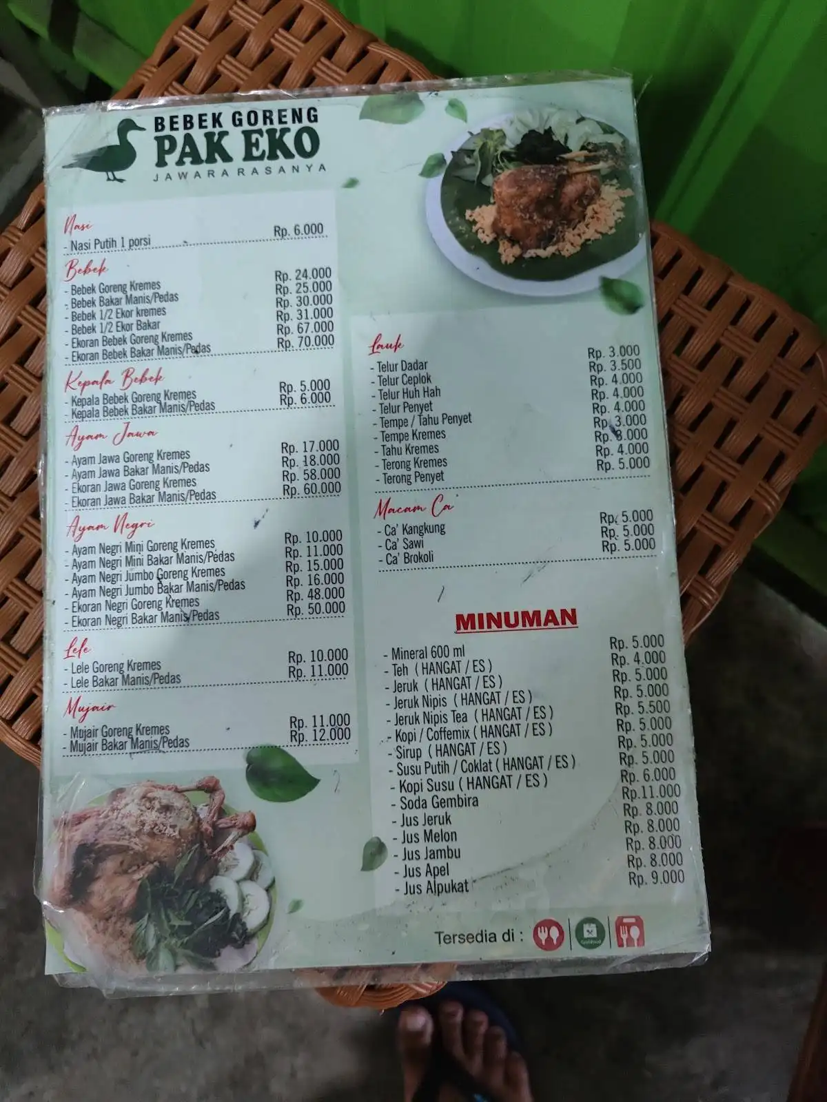 Fried Duck "Pak Eko"