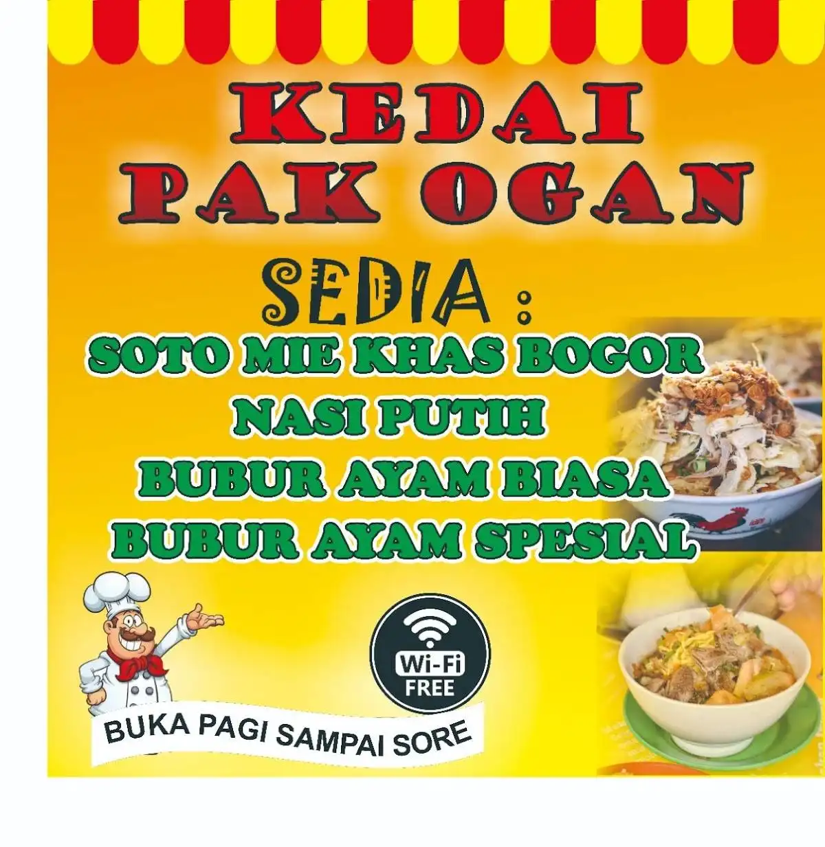 kedai bubur pak ogan