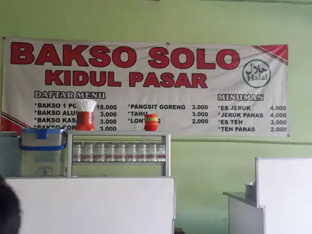 Gambar Makanan Bakso Solo Kidul Pasar 15