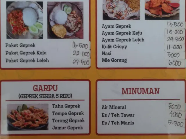 Gambar Makanan Geprek Bensu 1