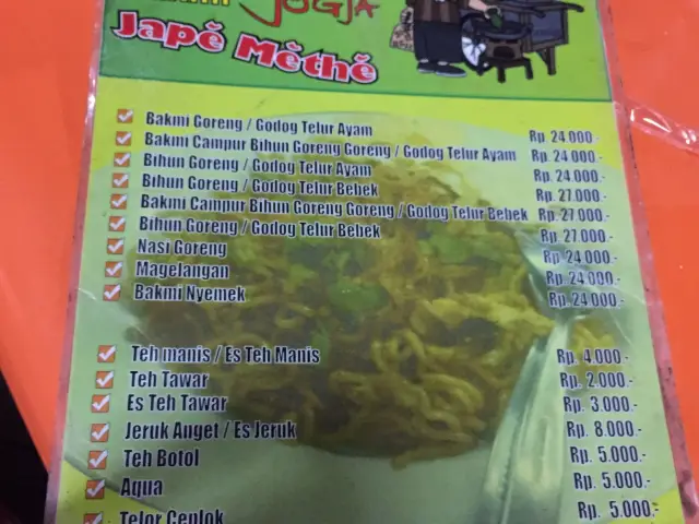 Gambar Makanan Bakmi Jogja Jape Methe 3