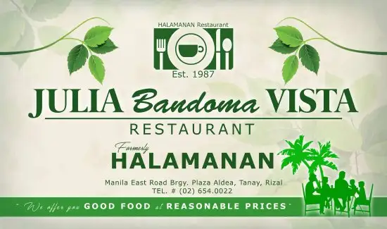 Julia Bandoma Vista Restaurant (Halamanan) Food Photo 2