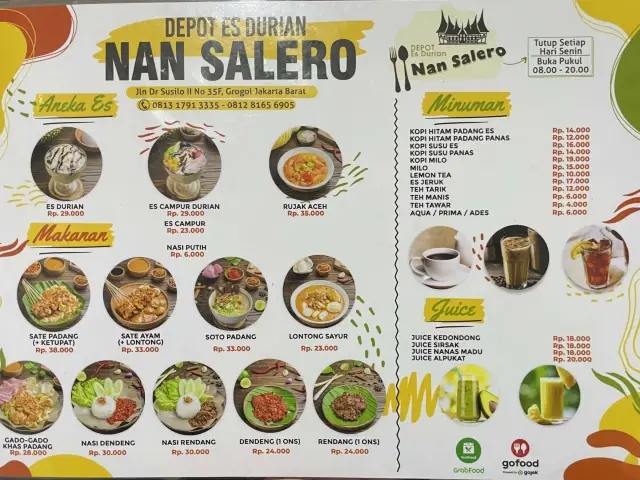 Gambar Makanan Depot Es Durian Nan Salero 1