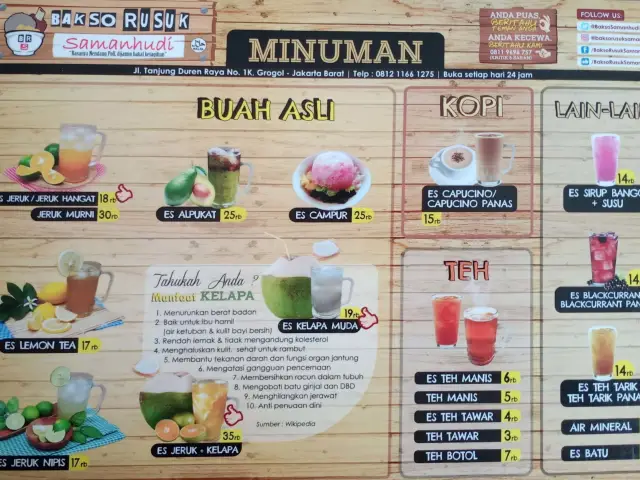 Gambar Makanan Bakso Rusuk Samanhudi 2