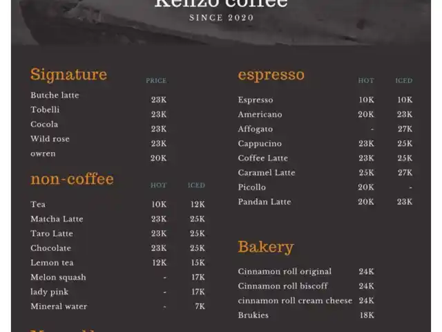 Gambar Makanan Kenzo Coffee 15