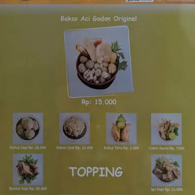 Bakso Aci Gadon