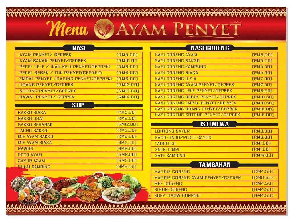 Restoran Ayam Penyet Asli Indonesia