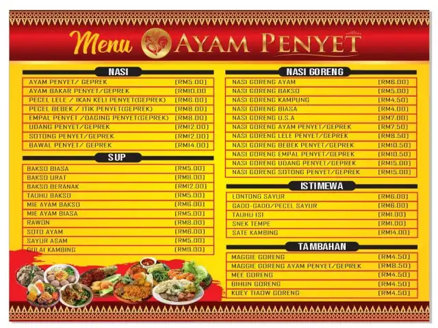 Restoran Ayam Penyet Asli Indonesia Food Photo 1