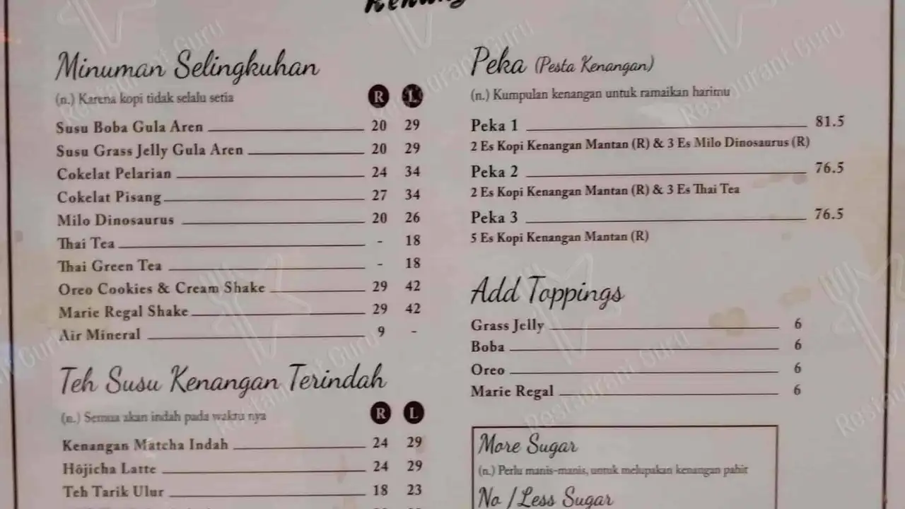 Kopi Kenangan - Ruko Margonda