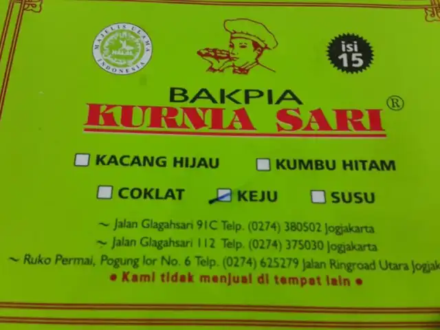 Gambar Makanan Bakpia Kurnia Sari 18