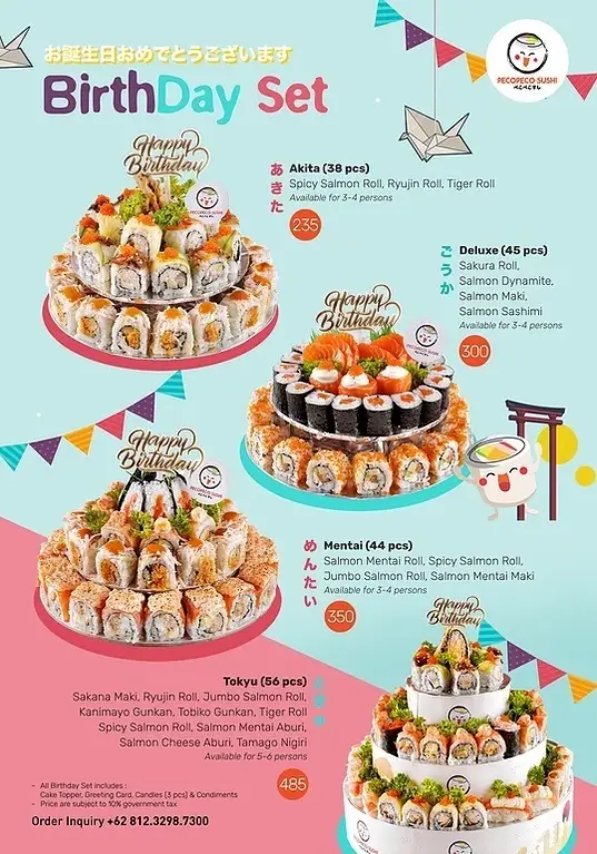Gambar Makanan Peco Peco Sushi - Gunawangsa Merr Hotel & Apartments 3