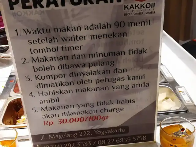 Gambar Makanan Kakkoii Japanese BBQ & Shabu-Shabu, Yogyakarta 14