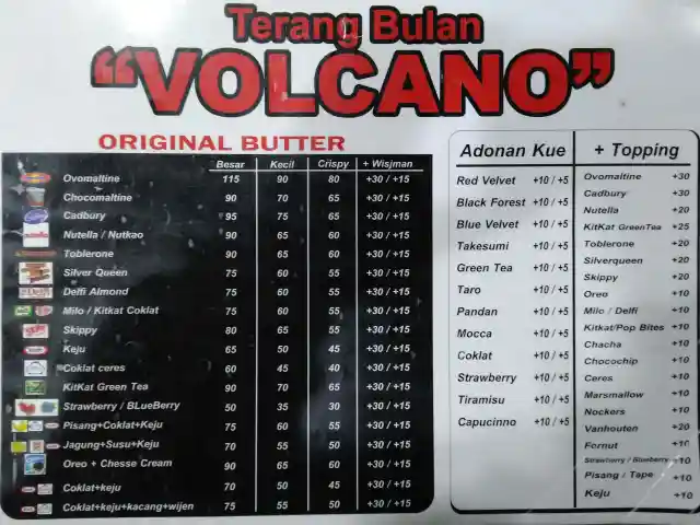 Gambar Makanan Terang Bulan Volcano 2