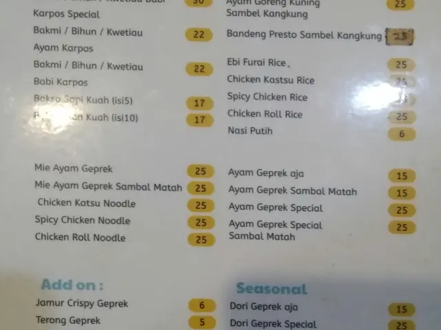 Gambar Makanan Karpos Kedai Kopi & Bakmi 5