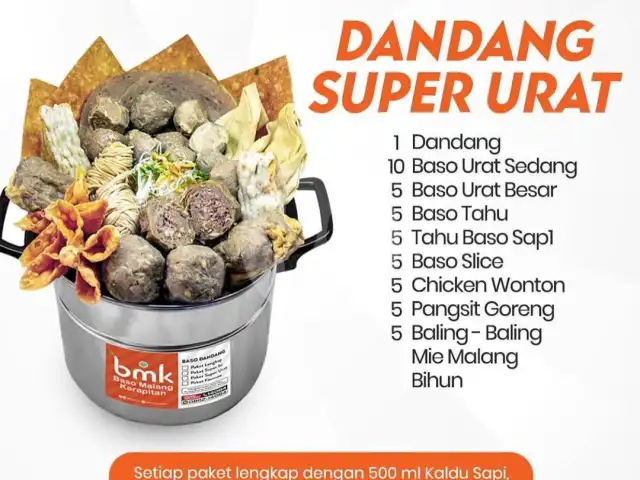 Gambar Makanan BMK Baso Malang Karapitan, Supermal  Karawaci 5