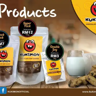 Kukimon - Chocolate Chip Cookies / Biskut Cip Coklat