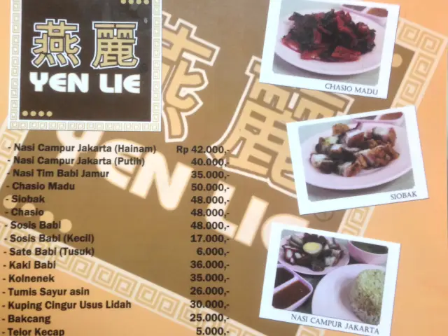 Gambar Makanan Chasio Madu Yen Lie 1