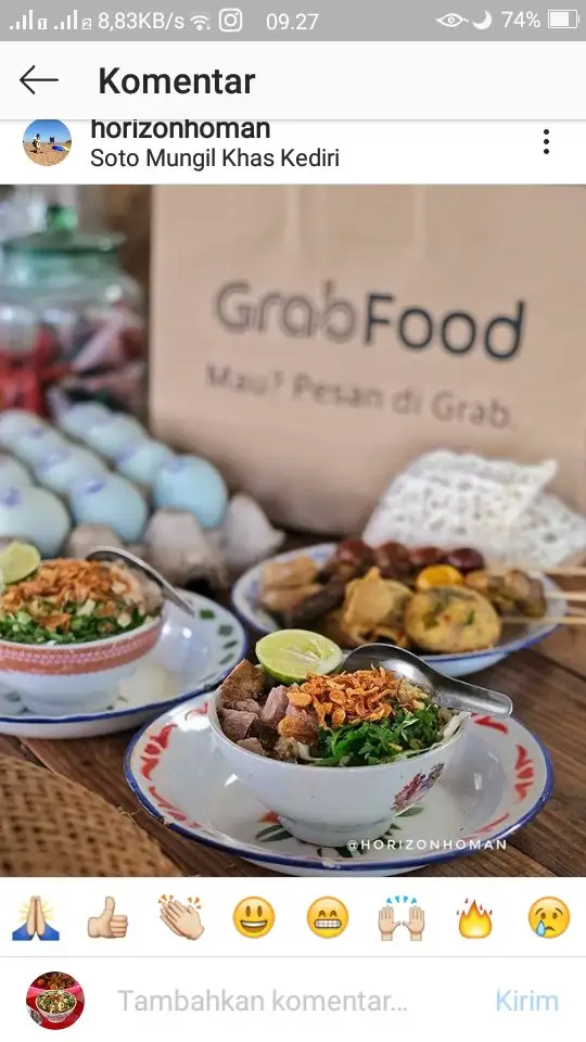 Gambar Makanan Soto Kediri Mangkok Mungil 1