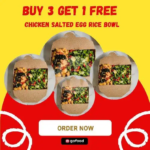 Gambar Makanan Tjiwo Salted Egg & Rice Bowl, Everplate Anggrek 8