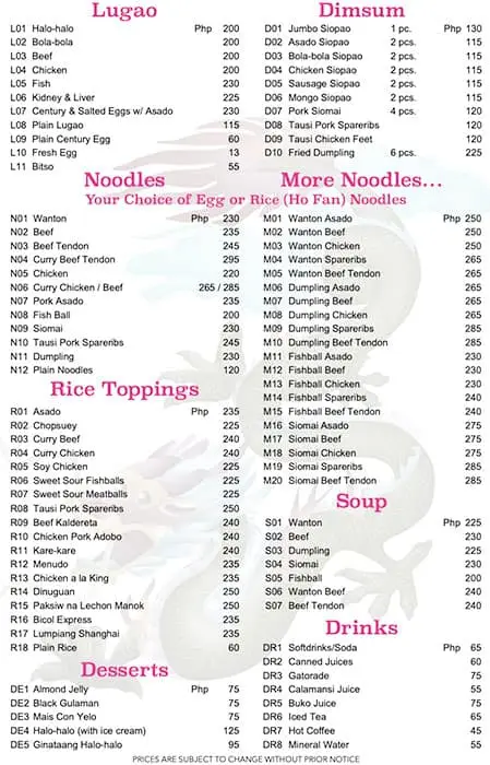 Dragon Noodle Center Food Photo 1