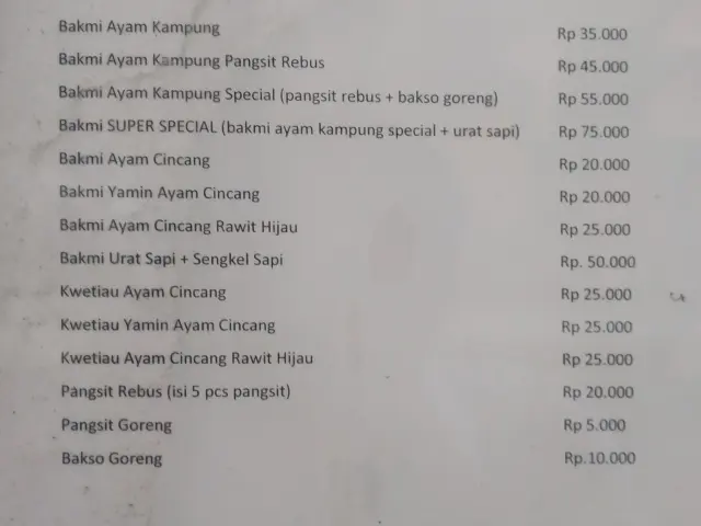 Gambar Makanan Bakmi Ayam Kampung Alek 20