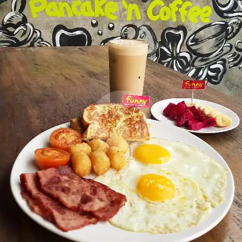 Gambar Makanan Funny Pancake 'n Coffee, Sesetan 16