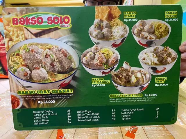 Gambar Makanan Bakso Solo Samrat 6