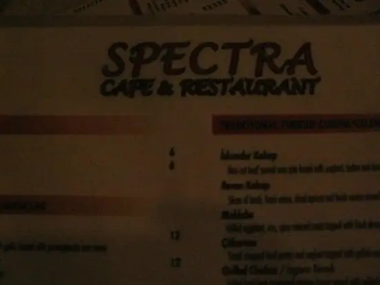 Spectra Cafe Restaurant'nin yemek ve ambiyans fotoğrafları 44