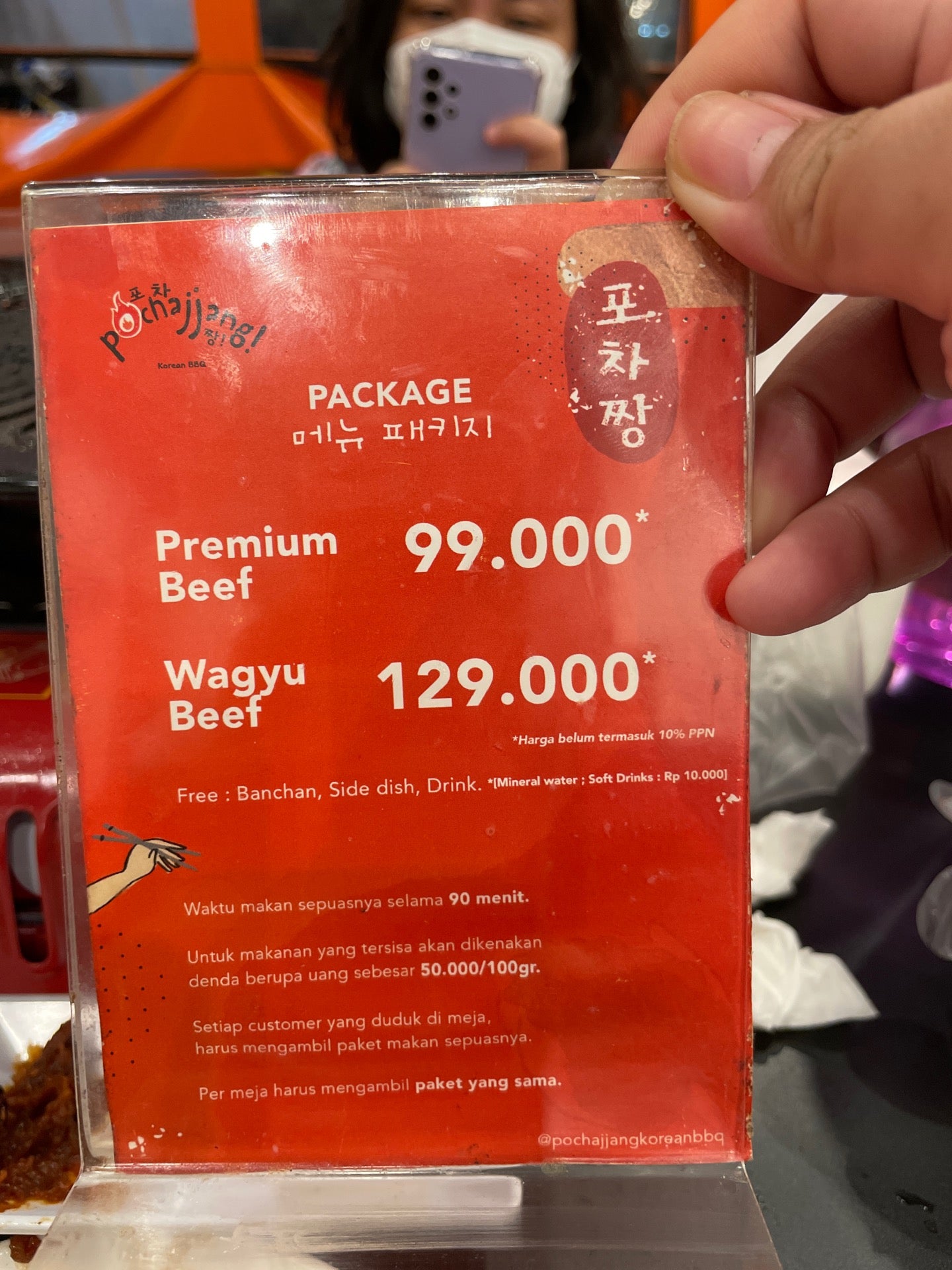 Harga menu Pochajjang Sunter terbaru 2022-2023 di Jakarta,Jakarta
