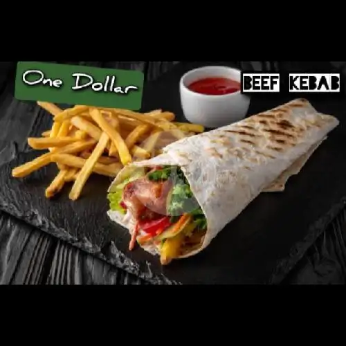 Gambar Makanan Kebab Beef One Dollar by One Dollar, Kuta 6