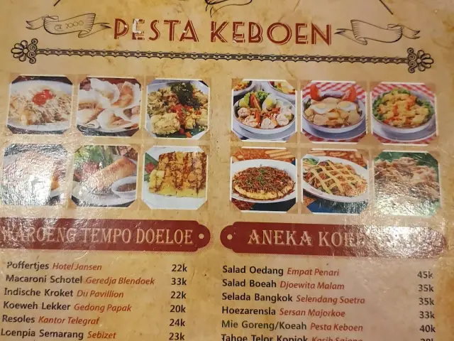 Gambar Makanan Pesta Keboen Restoran 36