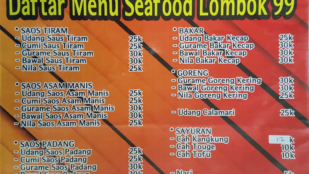 Seafood Lombok 99