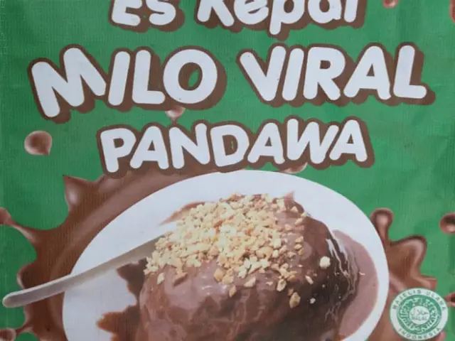 Gambar Makanan Es Kepal Milo Viral 1