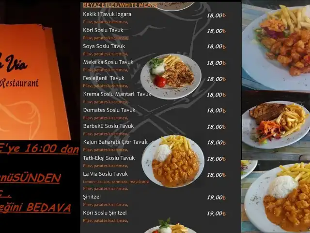 La Via Cafe&Restaurant'nin yemek ve ambiyans fotoğrafları 6