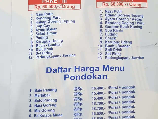 Gambar Makanan Restoran Sederhana SA 4