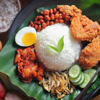 Aura Nasi Lemak Kukus Berlauk