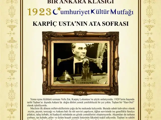 1923 Cumhuriyet Kültür Mutfağı'nin yemek ve ambiyans fotoğrafları 32