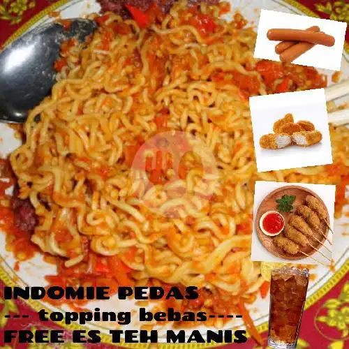 Gambar Makanan Mister Geprek 1 x Indomie Pedas Kuliyeah, Rajabasa 18