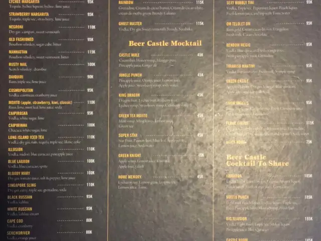 Gambar Makanan Beer Castle 7