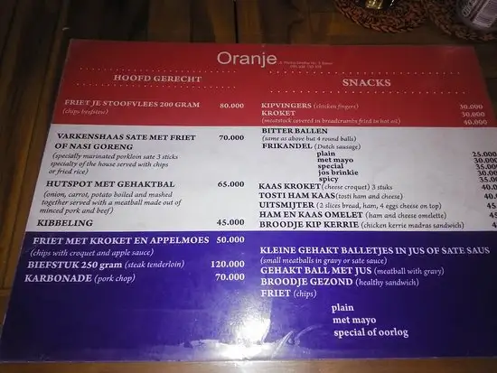Gambar Makanan Oranje Bar 17