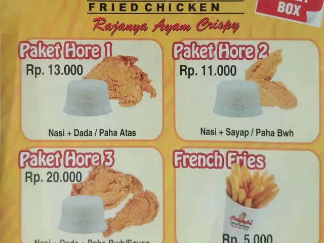 Gambar Makanan Crispyku Fried Chicken 1