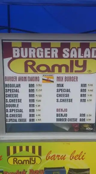 Burger Ramly Salad Food Photo 2