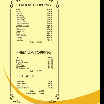 Roti kukus topping (Rokutop)