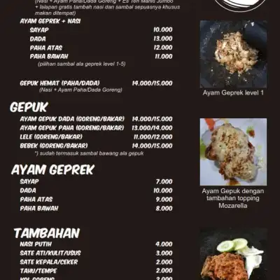 De Geprek - Ayam Gepuk vs Ayam Geprek, Gandul Food Street