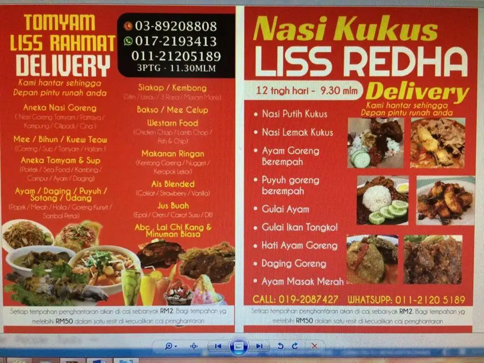 NASI KUKUS LISS REDHA