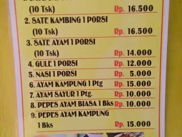 Gambar Makanan Warung Sate Sudi Mampir 4